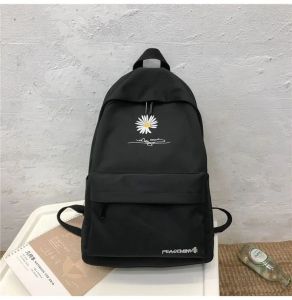 TAS RANSEL GENDONG PEREMPUAN BUNGA MATAHARI KOREAN FASHION