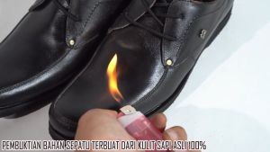 Sepatu Pantofel Tali 3 Hole Pria Formal Model Bally Kulit Outsole Anti Slip MD838