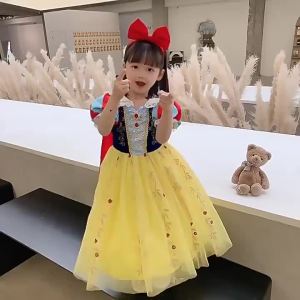 Snow White Princess Costume Dress For Girls