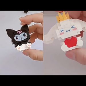 Kids Sanrio Nano Block Building Block 3D Puzzle Cinnamoroll My Melody Gift 微小纳米块颗粒拼装益智玩具积木立体拼图儿童男女孩系列美乐蒂礼物摆件 L017
