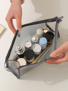 MIRUIDUO | New See-through Mesh Toiletry Makeup Brush Storage Bag
