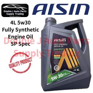 Aisin 5W30 Fully Synthetic Engine Oil SP 1L/4L SIRIM Certified Toyota OEM Minyak Enjin