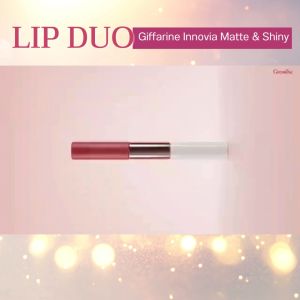 ลิปดูโอ ลิป 2 in 1 กิฟฟารีน อินโนเวีย แมท แอนด์ ชายนี่ ลิป ดูโอ เนื้อแมท-กลอส ฉ่ำวาว ติดทนนาน