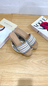 CALVARI - 5CM PERLY Sandal Wanita Korea Wedges Casual Kekinian Size 36 - 40 Sendal Cewek Kasual