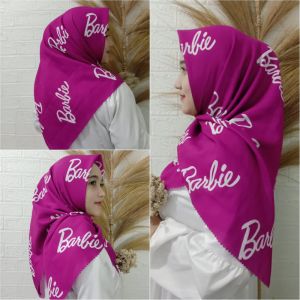 Kerudung segi Empat Voal Premium casual /Bahan Voal Premium casual/hijab Segi Empat Motip berby terbaru
