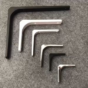 Stainless steel Wall Bracket L Shape Support Angle Space Saving Wall Mounted Shelf Bracket