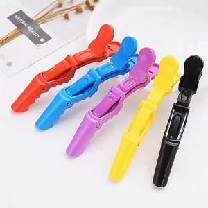6Pcs Alligator Hair Clips Hairdressing Clamps Claws Section Clip Barber Crocodile Hairpin Salon Styling Tools Hair Accessories