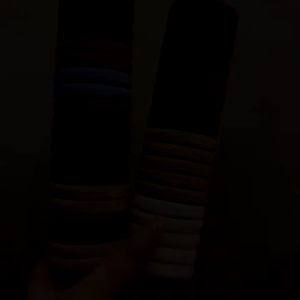 Ikat Rambut Wanita Tabung Elastis Isi 20 Pcs Ikat Rambut Tebal Polos Korea Style Fashion Aksesoris Wanita