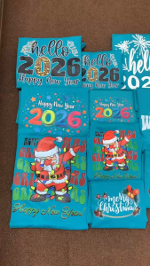 MERRY CHRISTMAS Fireworks Family T-shirt (by PC)