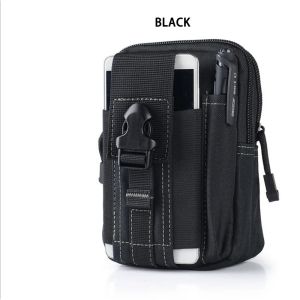 Men Tactical Molle Pouch Belt Waist Pack Bag Small Pocket Military Waist Pack Running Pouch Travel Camping Bags SoftBag