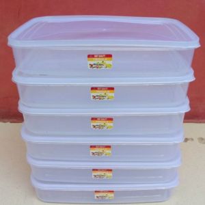 3 PCS KOTAK BROWNIES / KOTAK TEMPAT DONAT 2000 ml / KOTAK PLASTIK