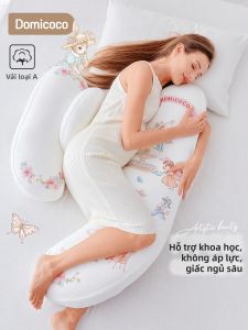 Domicoco | Gối Hỗ Trợ Mang Thai Cho Ngủ Nằm Sườn Hỗ Trợ Đốt Sống Thắt Lưng Và Bụng
