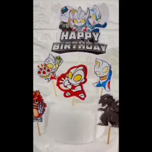 Topper Ulang Tahun Ultraman / Topper Cake Ultraman