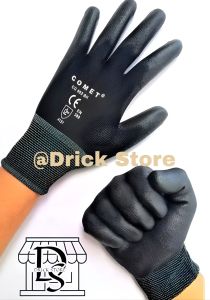 Sarung Tangan Comet Hitam Serbaguna 1 Lusin (24Pcs/12Pasang) Cocok Untuk Segala Pekerjaan