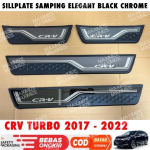 Sillplate Samping Crv Turbo 2017 2021 2022 Elegant Hitam Black Chrome