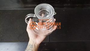 Glass Coffee Server 800 ml Teko Kopi Kaca Pour Over Alat Seduh Manual Brew Size 03