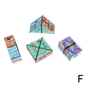 Creative Star Geometric Magnetic Cube Versatile Infinite Antistress Anxiety Desk Toy ABS material waterproof Magic Cube