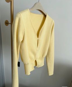 Ok Goodness Umbrella Skirt Womens Loose A-Line Long Dress Folded Waist High Spring New Style Korean Version Pastel Yellow