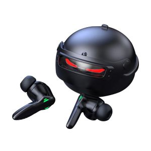 BUDS 5 PRO หูฟังเกมมิ่งรุ่นใหม่ล่าสุด การออกแบบหมวกกันน็อกสุดพิเศษระดับโลก ไฟเอฟเฟกต์สุดอลังการ ระดับเสียง HiFi เสียงสเตอริโอ กันน้ำ IPX5 ระบบตัดเสียง ENC เข้ากันได้กับ iPhone และ Andriod