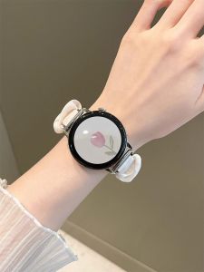 Uhada Adjustable Sports Smartwatch Band for Huawei GT4 Watch3/4Pro Womens Style Ice Silk Chiffon Fall Winter Personalized GT6