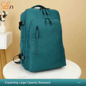 LEXY Tas Ransel Traveling Wanita Pria Multifungsi Anti Air Kapasitas Besar Yang Dapat Diperluas