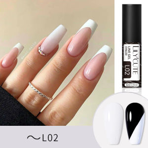LILYCUTE 5ML French Liner Gel Nail Polish Soak Off UV Gel DIY Silky Smooth Painting Drawing Glitter Color DIY Drawing Polish