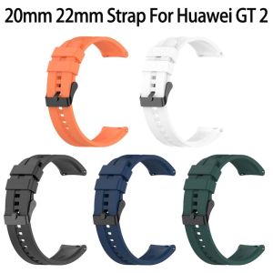 Silicone 20mm 22mm Watch Band For Huawei GT 2 Strap Wristband For Polar Grit X / Vantage M Bracelet Watchband Replacement