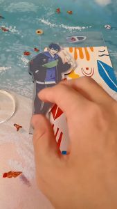 โมเดลฟิกเกอร์ Blue Lock Petatto Nejimaki Jason Blue Lock Yoichi Bachira สำหรับผู้ชาย 5 มม. และ 56 มม. หน้าสมุด (ชุด 1)