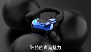 VAORLO | New Bluetooth Business Wireless Headphone Ear-Hook Mini HIFI Bass Single Ear Earphone With Mic Earbuds Sport Game Drive Headset