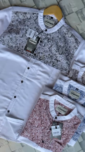 MenStylo Baju Koko Garda (A) Kemeja Koko Pria Motif Batik Katun Premium Nyaman Adem Terbaru