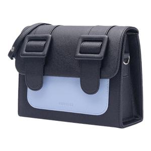 MERIMIES | Two-tone Blue and Black Shoulder Crossbody Bag M