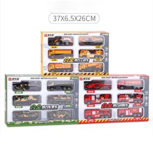 Set 6 xe mô hình 3 chủ đề ALLOY MODELS mới nhất 2024