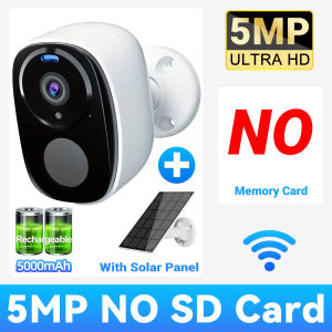 2K 5MP 4G Solar Security Camera Wireless Outdoor Color Night Vision Battery Powered Support 2.4G WiFi PIR Waterproof 2-Way Alexa