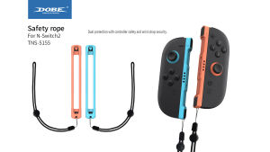 BSN | DOBE Upgraded Wrist Strap TNS-5155 for Switch 2 Gamepad Teflon Surface for Quiet & Smooth Use Anti-Slip & Adjustable
