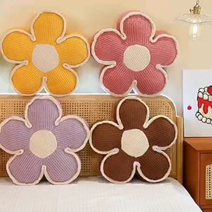 Sofa Pillow Sunflower Cushion Home Deco Cushion Flowers Shape Beautiful Pillow M40-C027