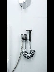 JOMOO Dual-control Bidet Spray Set Dual-outlet Resistant to Temperature Brass Durable Bidet Spray Set