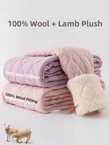 miiow | Womens High Waist Thickened Fleece Lined Wool Pants Winter Warm Windproof Cotton Underwear Bottoming Trousers