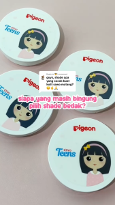 PIGEON Teens Compact Powder Natural Look 14Gr / Bedak Padat Remaja