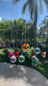 #ลูกแก้ว คริสตัล แบบแขวน เสริมมงคล แก้ฮวงจุ้ย กระจายพลังงานที่ดี เข้าบ้าน เสริมมงคล โชคลาภ เสริมฮวงจุ้ย H Tanida #ลูกแก้วคริสตัล