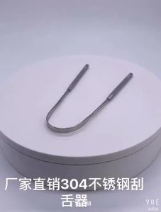 3PCS Stainless Steel Tongue Scraper Reusable Tongue Brush Cleaning Scraper
