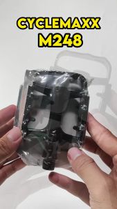 CYCLEMAXX M248 Pedal Sepeda Aluminium Alloy Double DU Bearing Anti-Skid Bicycle Pedal MTB Roadbike