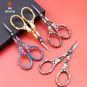 Kéo Tay Làm Bằng Tre Thiết Kế Lông Chim Cổ Điển