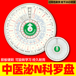 Traditional Chinese Medicine Comprehensive Set 1977 Diagnostic Treatment Disk Compass Five Elements Six Energies Circle