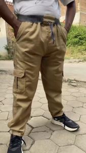 NDY - 100rb dapat 3pcs Celana Cargo Kargo Panjang Kolor Pria Tebal