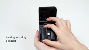 ULANZI UW-MIC 2.4GHz Wireless Microphone - Single Lavalier Mic for Smartphone - Mobile Phone Photography Accessory