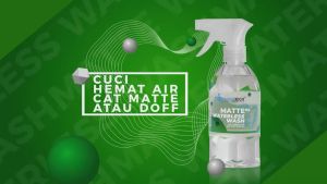 MATTE WATERLESS WASH 1L - nanoTECH PROTECTION - CUCI MOTOR DOFF HEMAT AIR TANPA WAX - MATTE CLEANER - MATTE DETAILER - CUCI TANPA AIR - CUCI MOBIL MOTOR CAT DOFF MATTE