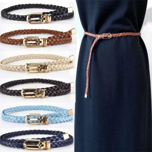 Good luck! Multi-style multi-color fashion womens mini elastic belt with adjustable pearl/multi-trim/embellished dress alloy buckle/leather/braid/beaded - womens skinny thin belt
