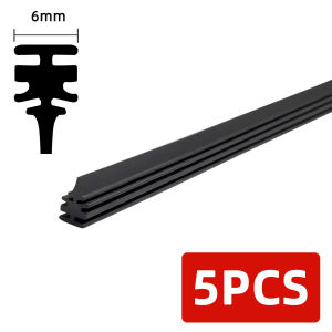 PINMOAP 5PCS Car Wiper Rubber Strip Fit 14-32 Windshield Wiper Blade Refill Universal Cut To Size Replacement Inserts Auto