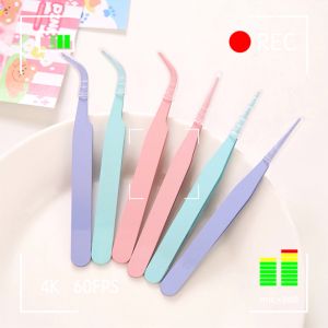 Premium Nhíp Chính Xác Thép Không Gỉ 10X1cm 10.2X1cm Cho Nối Mi Gắp Mụn Đầu Đen Chính Xác