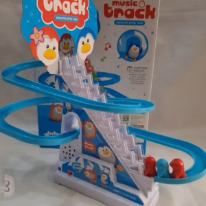 [SALE] Mainan music track pinguin  musik dan lampu 668-1 SNI BO